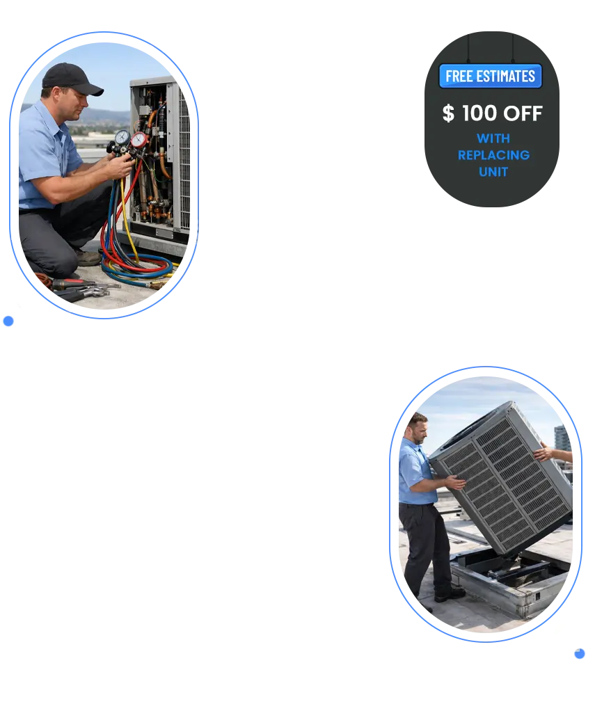 AC Repair and Installation richardson banner