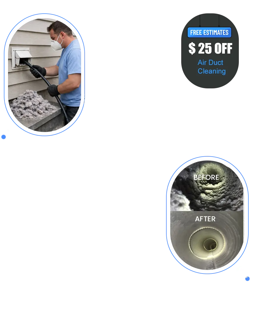 Dryer Vent Cleaning richardson banner